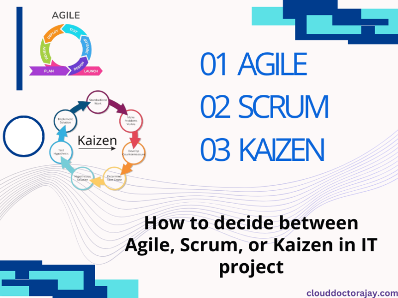 How to decide between Agile, Scrum, or Kaizen in IT project